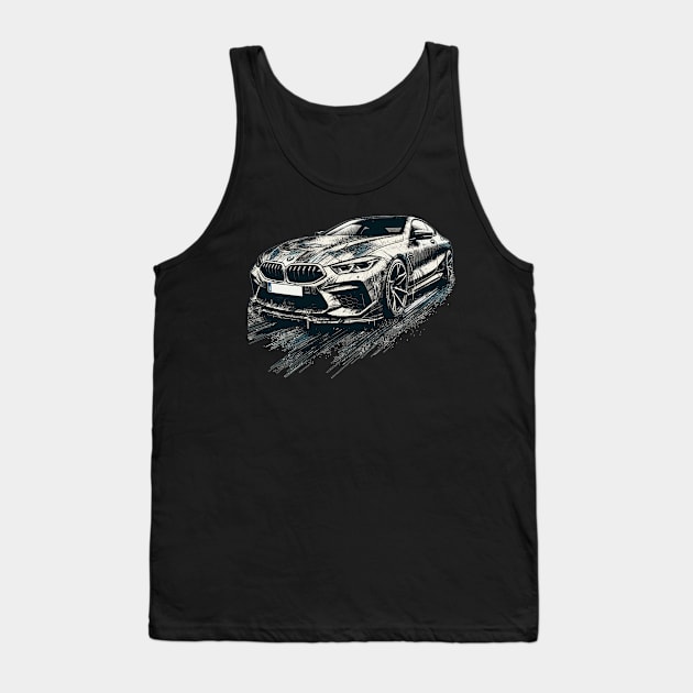 BMW M8 Tank Top by Vehicles-Art